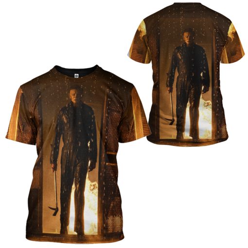 Gearhumans 3D Halloween Kills Michael Myers Custom Tshirt Hoodie Apparel - Image 7