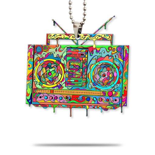 Gearhumans 3D Hippe Boombox Custom Car Hanging