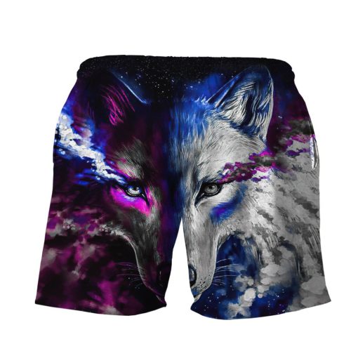 Gearhumans 3D Fantasy Wolf Custom Hawaii Shirt - Image 9