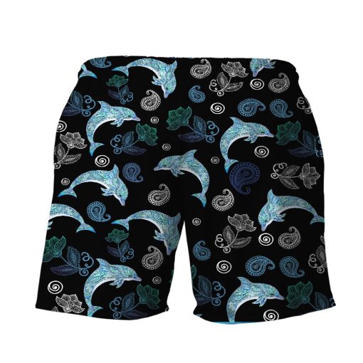 Gearhumans 3D Dolphins Custom Beach Short - Image 3