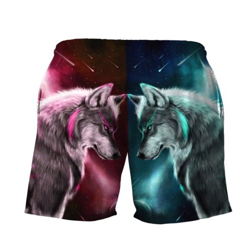 Gearhumans 3D Wolf Spirit Custom Hawaii Shirt - Image 10