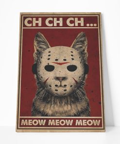 Gearhumans 3D Friday The 13th Jason Cat Custom Canvas