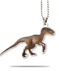Gearhumans 3D Velociraptor Dinosaur Custom Car Hanging
