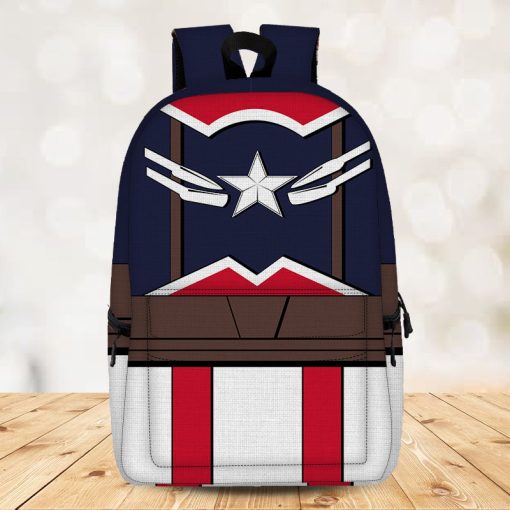 Gearhumans 3D Cptn America Cosplay Custom Backpack - Image 4