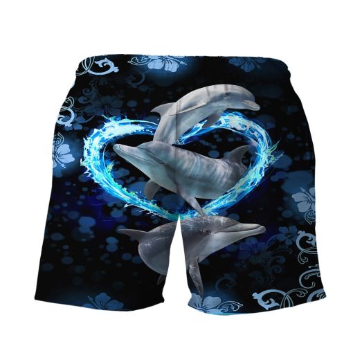 Gearhumans 3D Beautiful Dolphins Custom Hawaii Shirt - Image 10