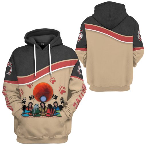 Gearhumans 3D Native Custom Tshirt Hoodie Apparel - Image 5
