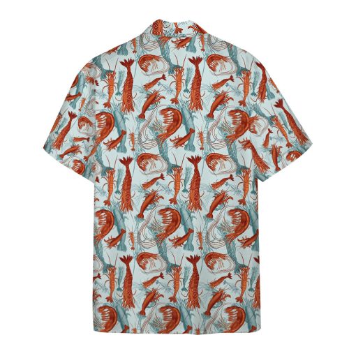 Gearhumans 3D Shrimps Fan Custom Hawaii Shirt - Image 2