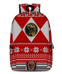Gearhumans 3D Red MIGHTY MORPHIN Power Ranger Custom Backpack