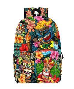 Gearhumans 3D Tiki Tiki Awesome Custom Backpack