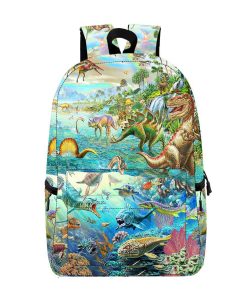 Gearhumans 3D Discover the Dinosaurs World Custom Backpack