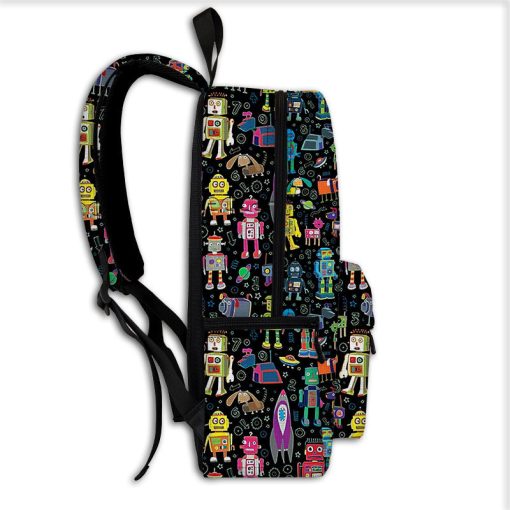 Gearhumans 3D Robots In Space Custom Backpack - Image 3