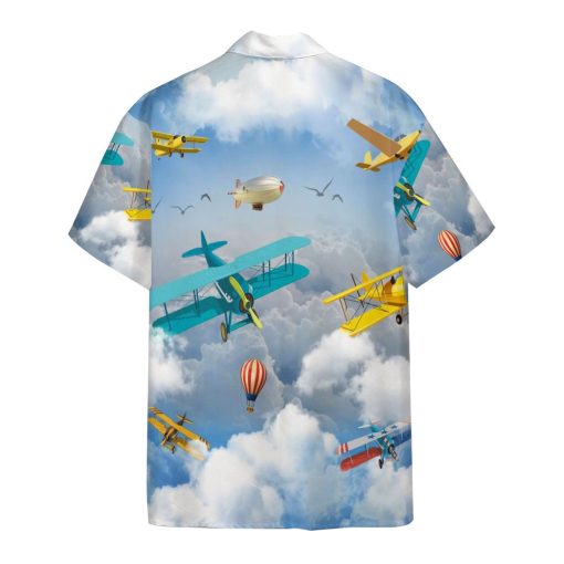 Gearhumans 3D Aerobatic Planes Custom Hawaii Shirt 2 Gearhumans 3D Aerobatic Planes Custom Hawaii Shirt - Image 2