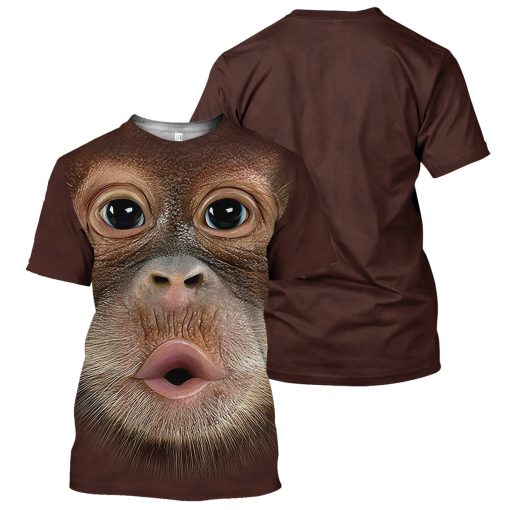 Gearhumans Monkey - 3D All Over Printed Shirt - Image 3