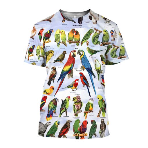 Gearhumans Parrot - 3D All Over Printed Shirt