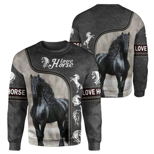 Gearhumans Horse - 3D All Over Printed Shirt - Image 2