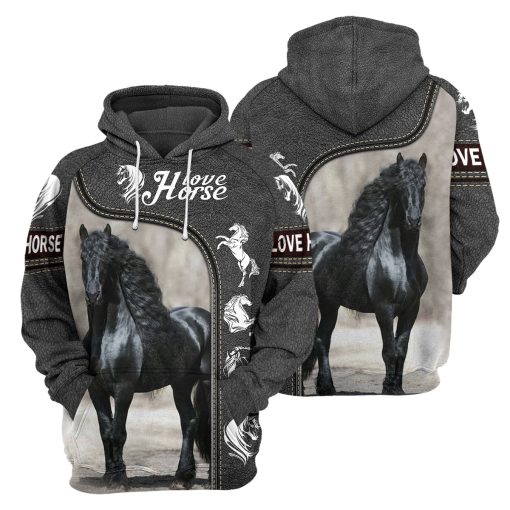 Gearhumans Horse - 3D All Over Printed Shirt