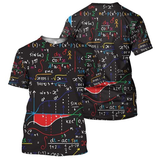 Gearhumans Mathematics - 3D All Over Printed Shirt