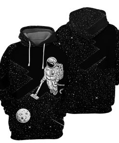 Gearhumans Astronaut Vacuum- 3D All Over Printed Shirt