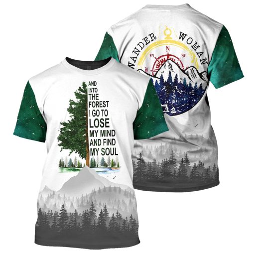 Gearhumans Hiking Wander Woman - 3D All Over Printed Shirt - Image 3