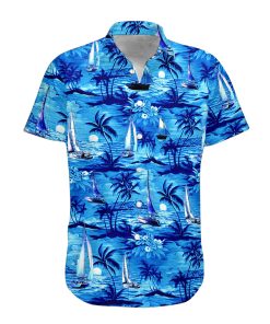 Gearhumans 3D Sailing Hawaii Shirt