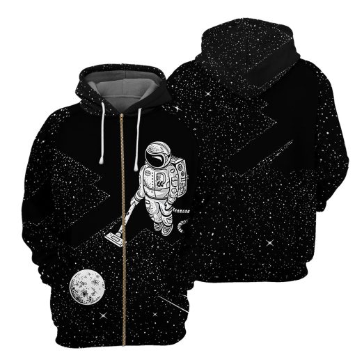 Gearhumans Astronaut Vacuum- 3D All Over Printed Shirt - Image 4