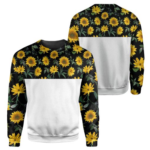 Gearhumans Hippie Sunflower - 3D All Over Printed Shirt - Image 2
