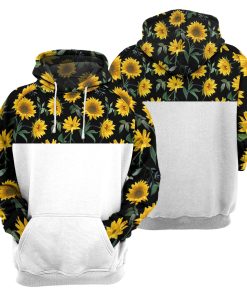 Gearhumans Hippie Sunflower - 3D All Over Printed Shirt