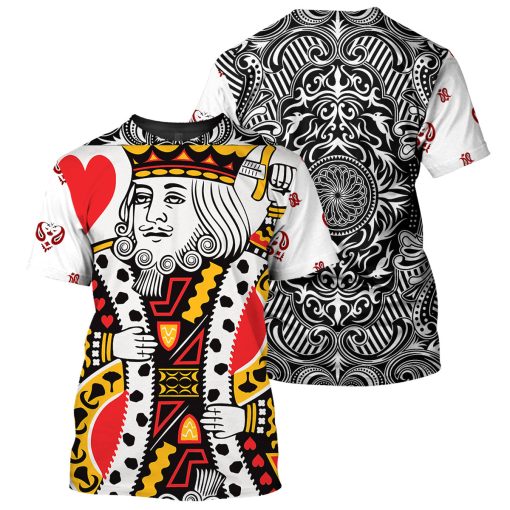 Gearhumans Poker King - 3D All Over Printed Shirt 7 Gearhumans Poker King - 3D All Over Printed Shirt
