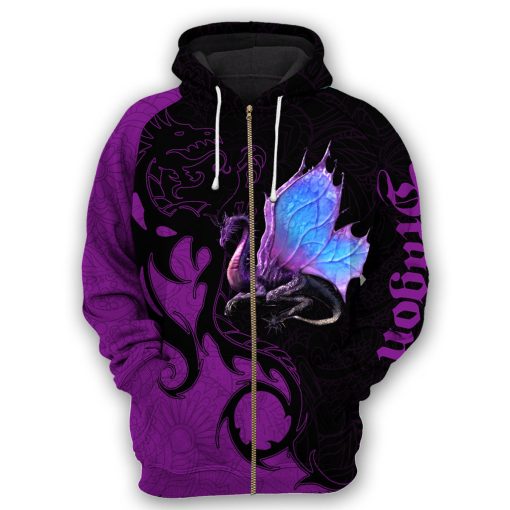 Gearhumans Dragon Mandala- 3D All Over Printed Shirt