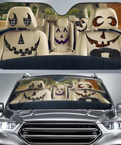 Gearhumans 3D Halloween Auto Sun Shades