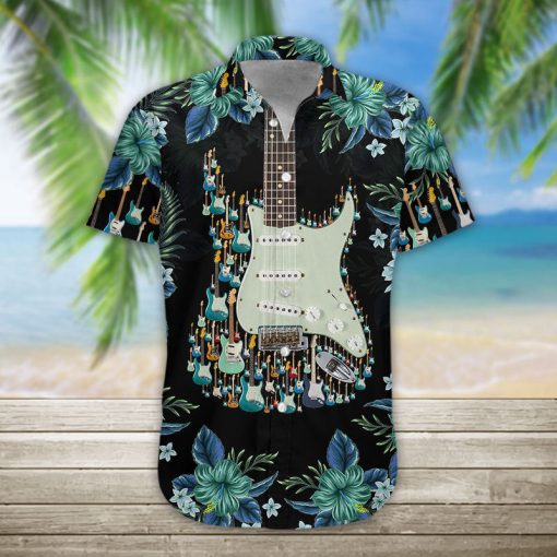 Gearhumans 3D Electric Guitar Hawaii shirt