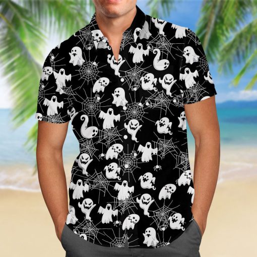 Gearhumans 3D Boo Halloween Hawaii Shirt