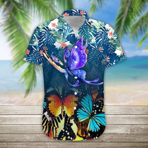Gearhumans 3D Butterfly Hawaii Shirt 2 Gearhumans 3D Butterfly Hawaii Shirt - Image 2