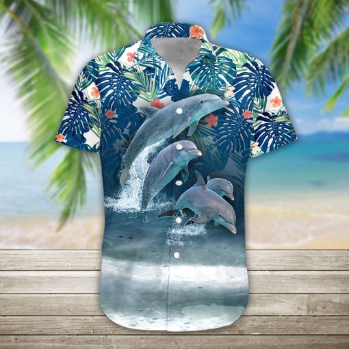Gearhumans 3D Dolphin Hawaii Shirt - Image 2