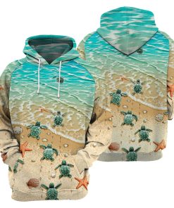Gearhumans Sea Turtle - 3D All Over Printed Shirt