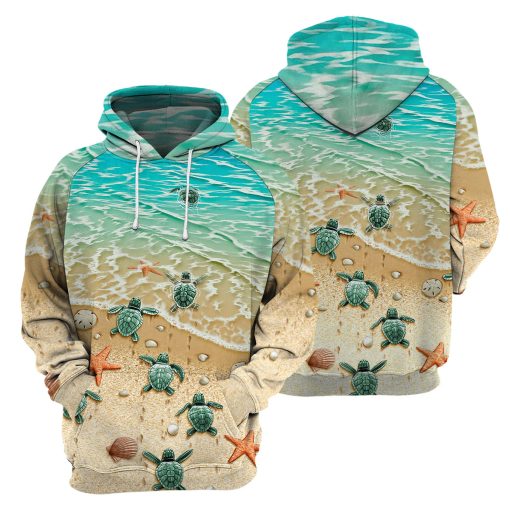 Gearhumans Sea Turtle - 3D All Over Printed Shirt