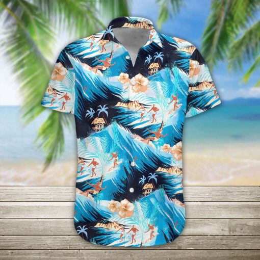 Gearhumans 3D Surfing Hawaii Shirt - Image 2