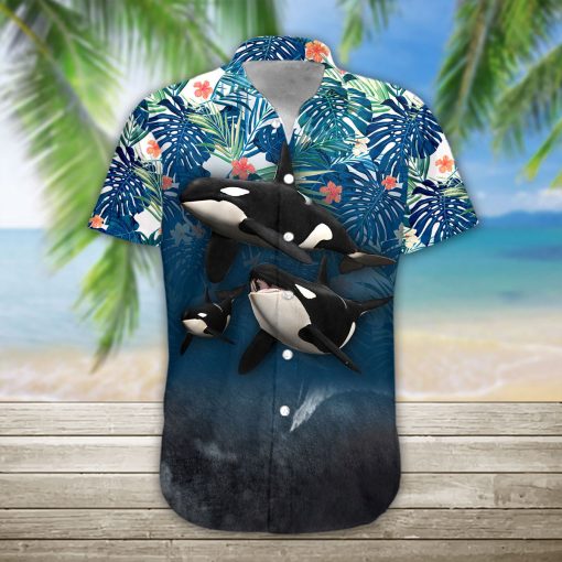 Gearhumans 3D Whale Hawaii Shirt - Image 2