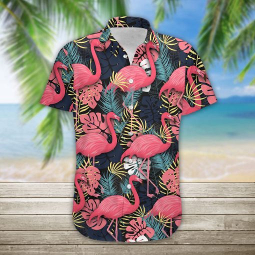 Gearhumans 3D Flamingo Hawaii Shirt - Image 2