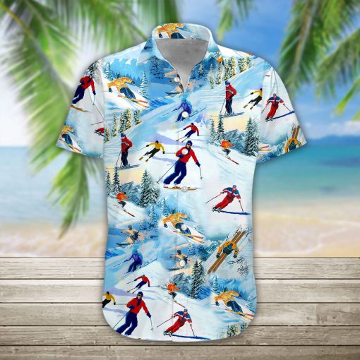 Gearhumans 3D Skiing Hawaii Shirt
