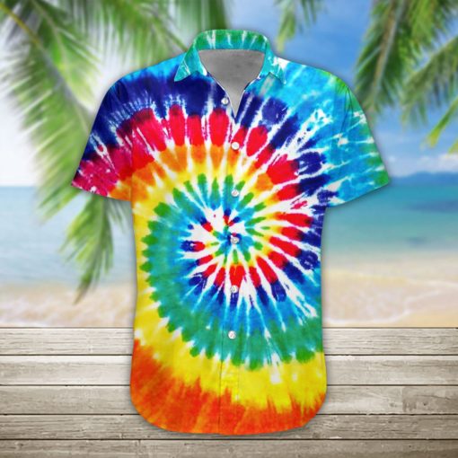Gearhumans 3D Tie Dye Hawaii Shirt - Image 2