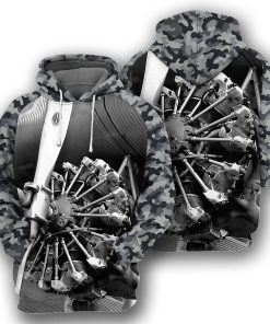 Gearhumans Aircraft Mechanic - 3D All Over Printed Shirt