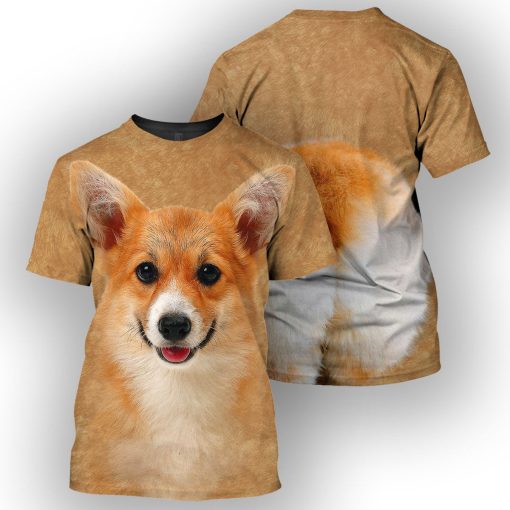 Gearhumans Corgi - 3D All Over Printed Shirt