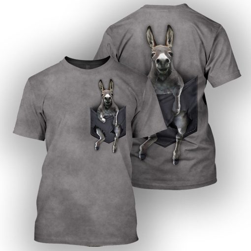 Gearhumans Donkey Pocket - 3D All Over Printed Shirt