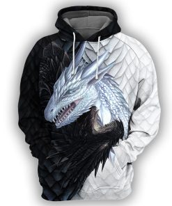 Gearhumans Dragon Yin Yang - 3D All Over Printed Shirt
