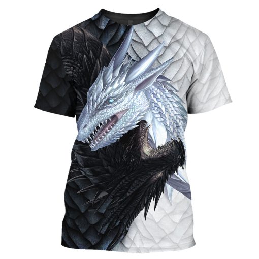 Gearhumans Dragon Yin Yang - 3D All Over Printed Shirt - Image 3