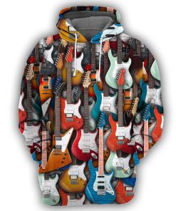 Gearhumans Electric Guitar - 3D All Over Printed Shirt