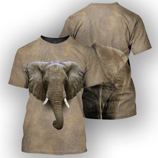 Gearhumans Elephant - 3D All Over Printed Shirt - Image 3