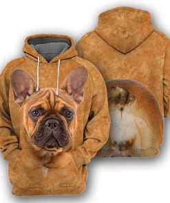 Gearhumans French Bulldog - 3D All Over Printed Shirt