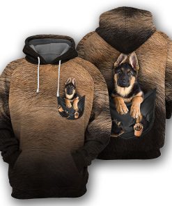 Gearhumans German Shepherd - 3D All Over Printed Shirt